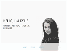 Tablet Screenshot of kyliefrancine.com